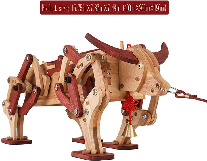 🐄 DIY Movable 3D Wooden Cow Puzzle