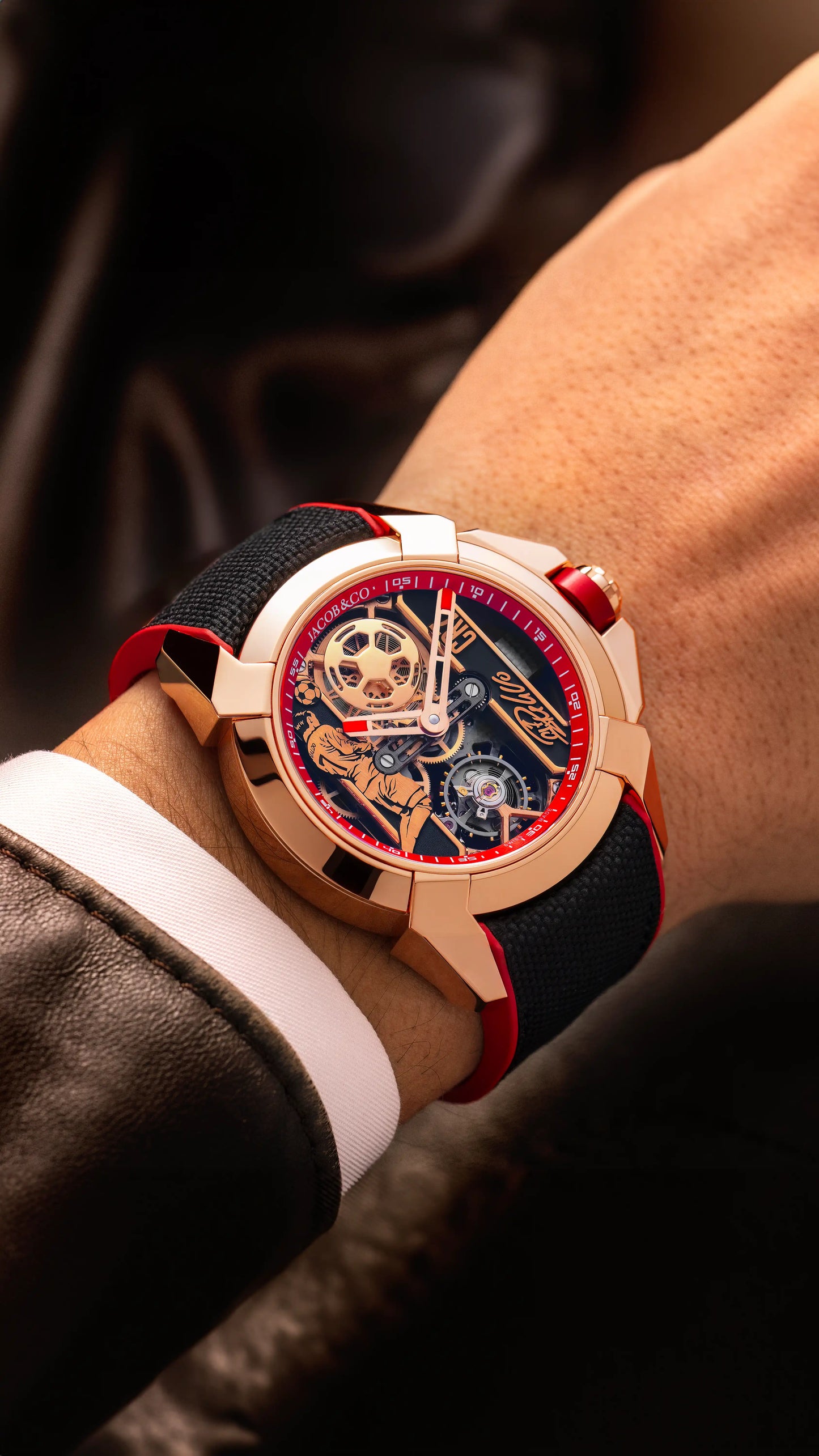 Epic X CR7 | Flight of CR7 - Rose Gold Baguette Jacob & Co.