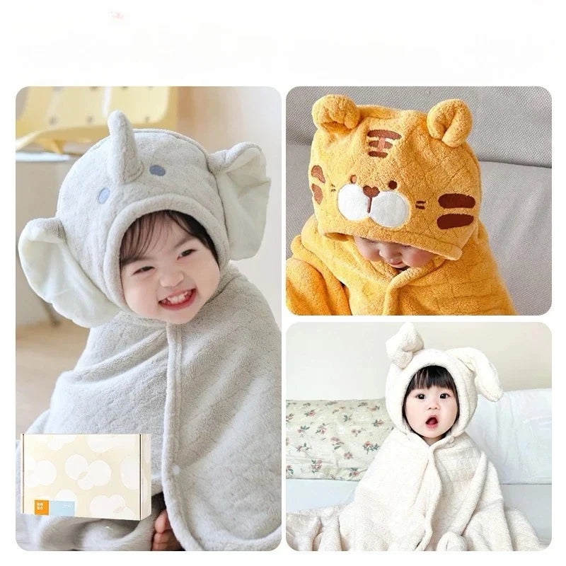 Elephant Baby Bath Towel