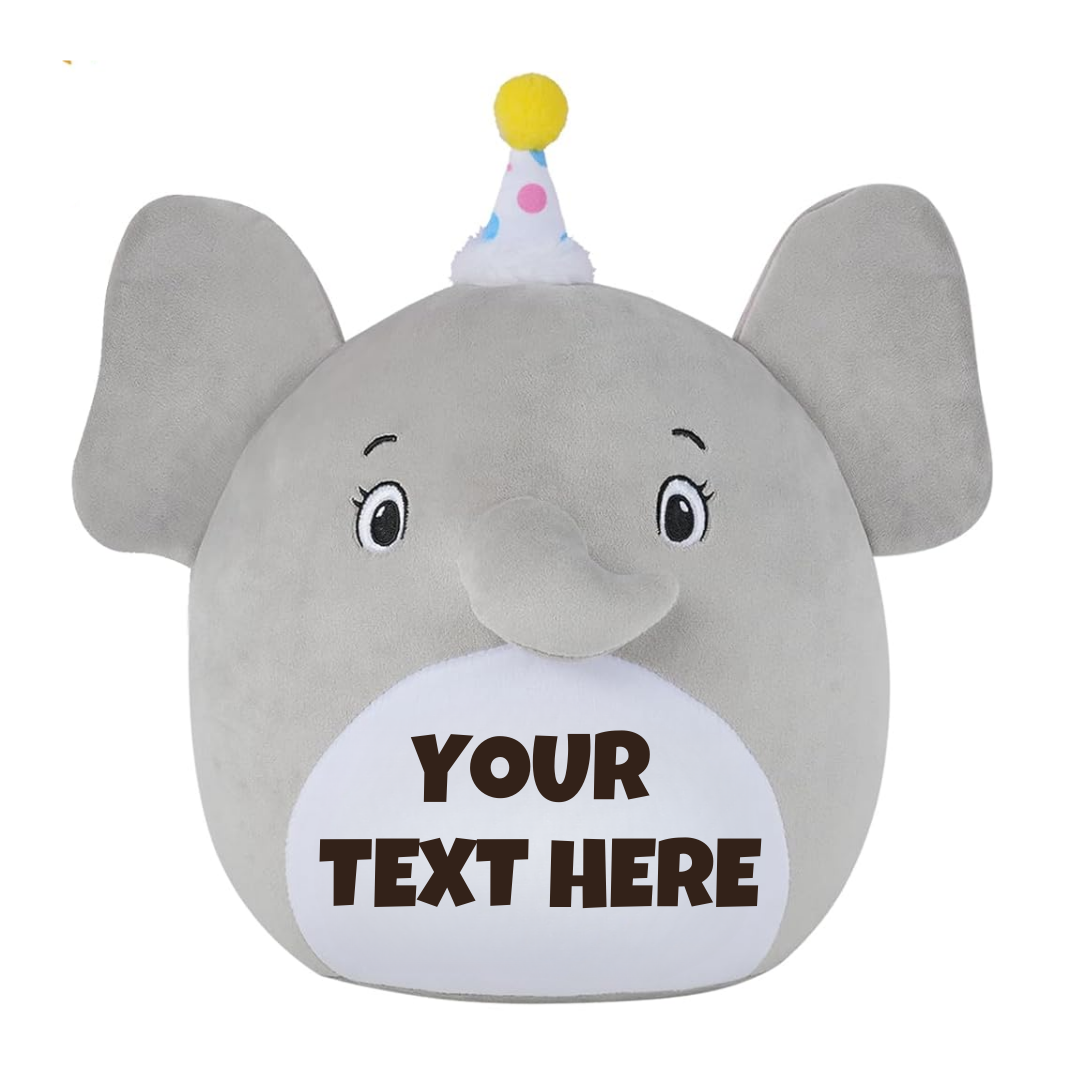 Happy Birthday Elephant Plush