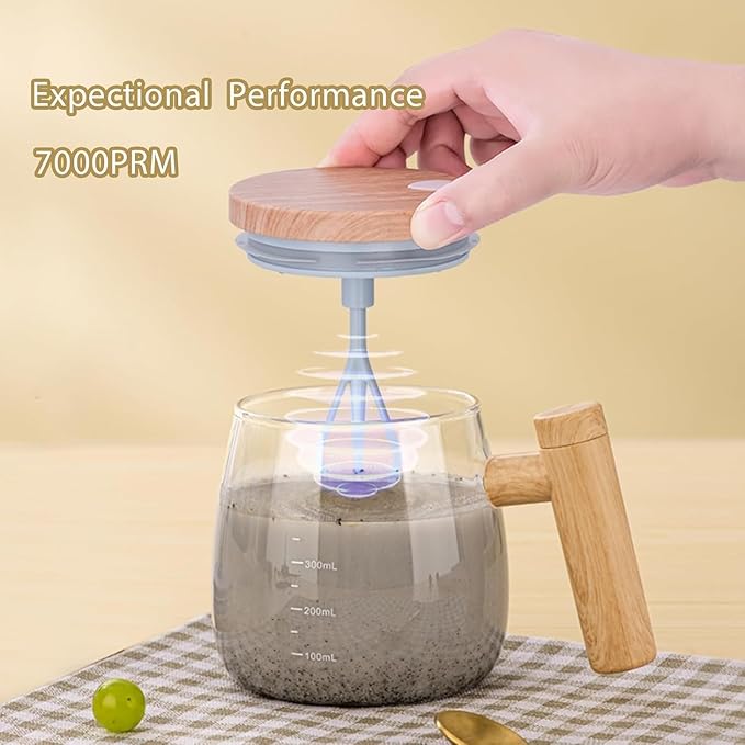 High Speed Electric Mixing Cup, Self Stirring Electric Coffee Cup 400ml
