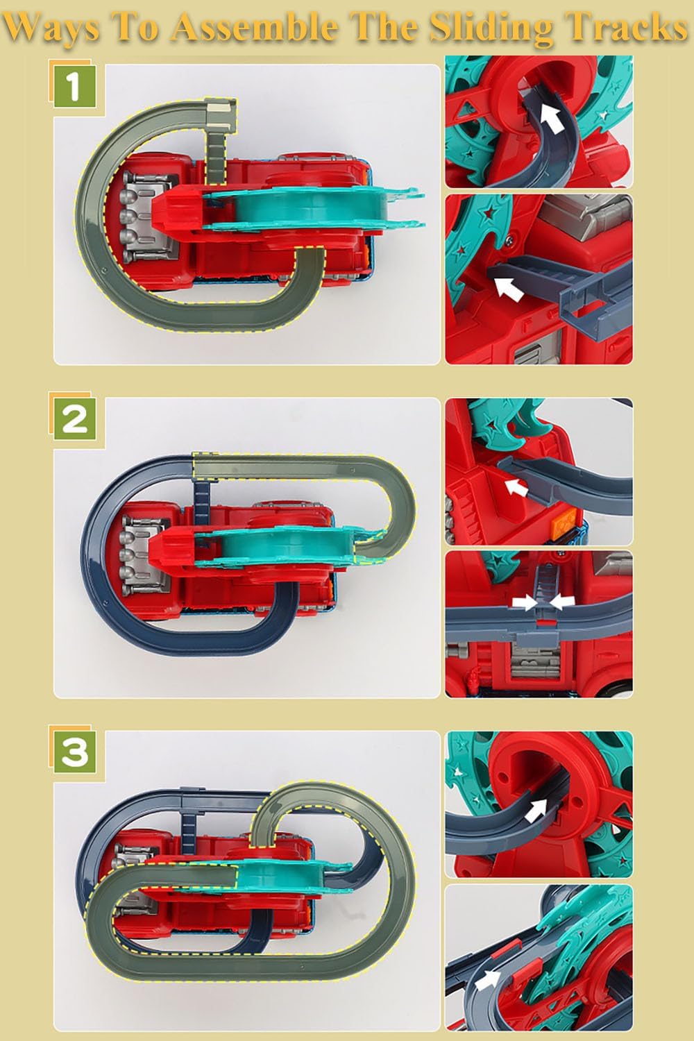 2 in 1 Fire Engine Set