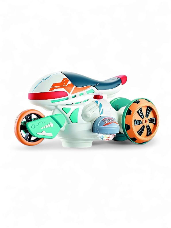 360° Futuristic Stunt Bike Toy