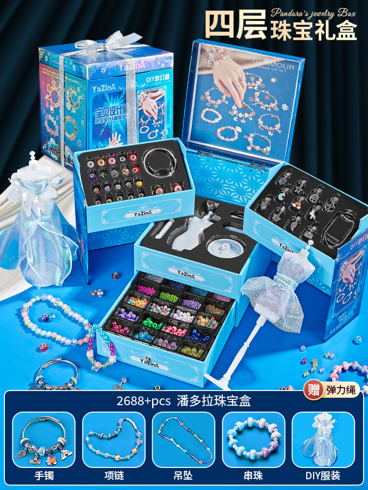 2688+Pcs DIY Glamour Beads Set