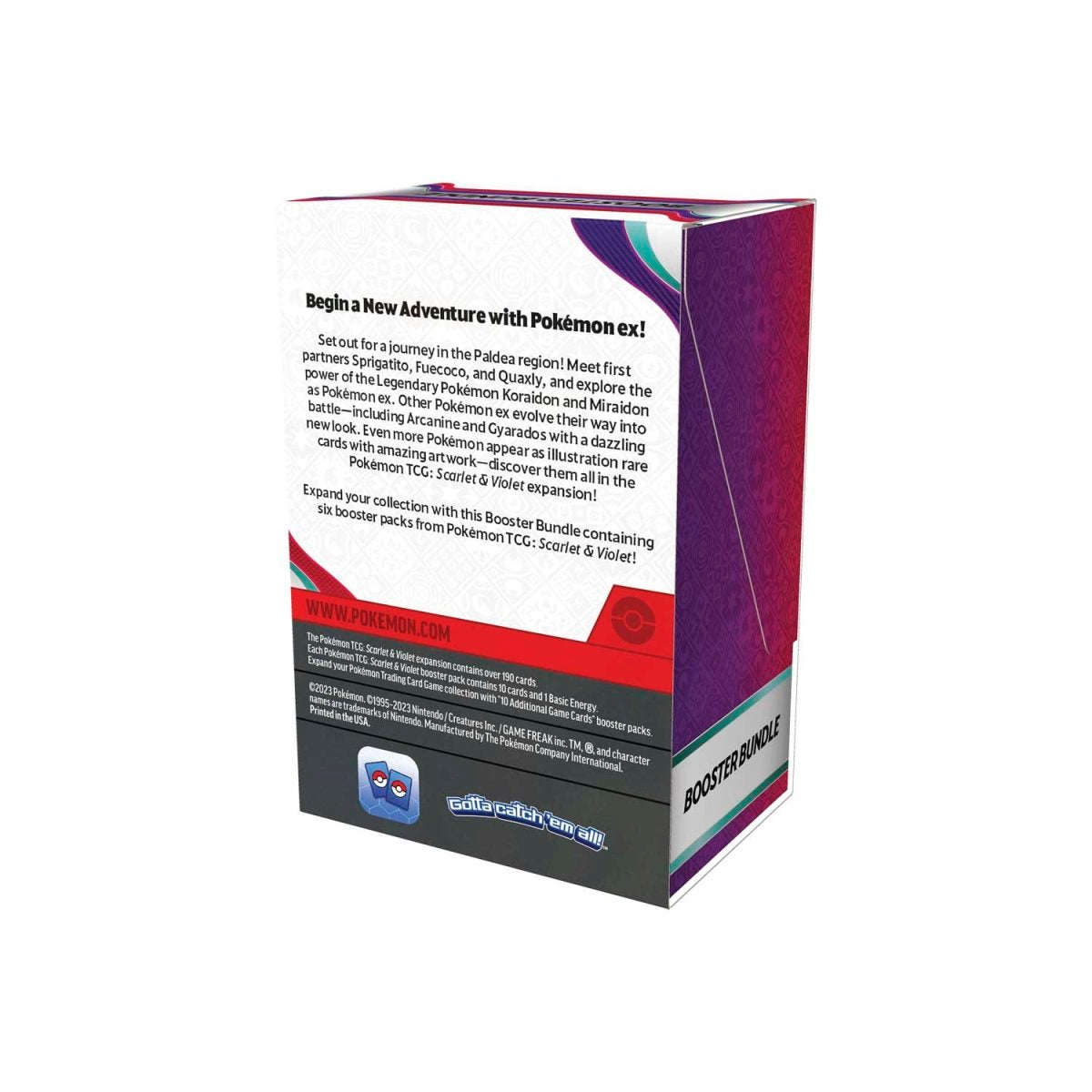 POKEMON TCG - BOOSTER BUNDLE - SCARLET AND VIOLET