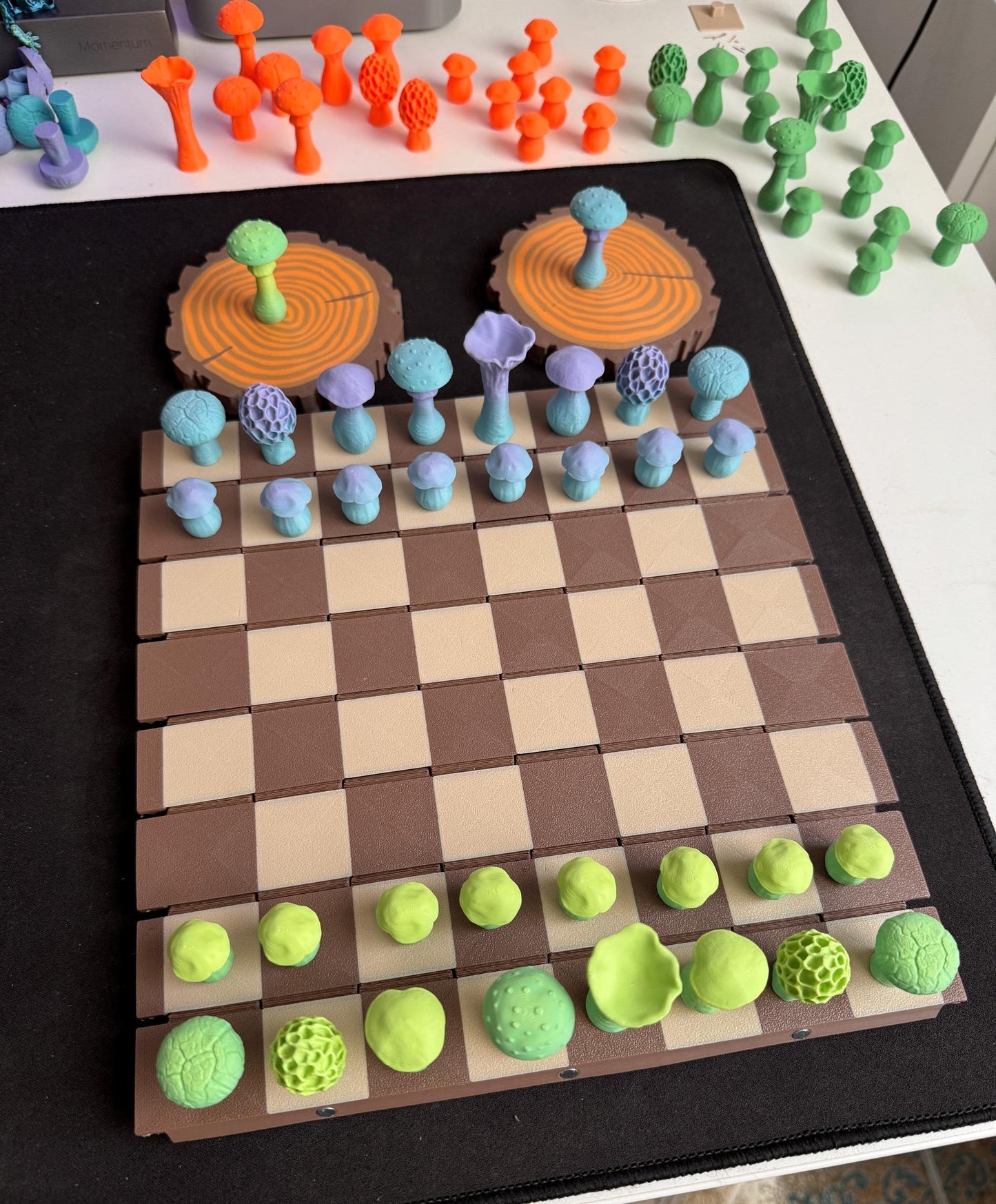 š Magnetic Forest Mushrooms Chess āļø