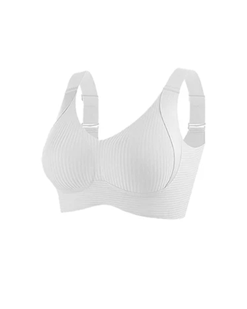 Women's Solid Color Four Rows Adjustable Wireless Bras (Pack Of 4)