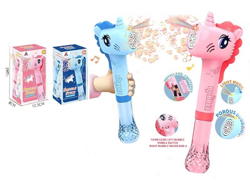 Dream Unicorn Bubble Stick With Light & Music