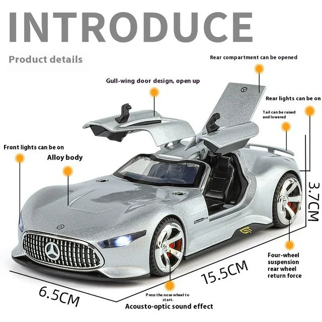 1:32 Diecast Mercedes Benz AMG Vision GT Model