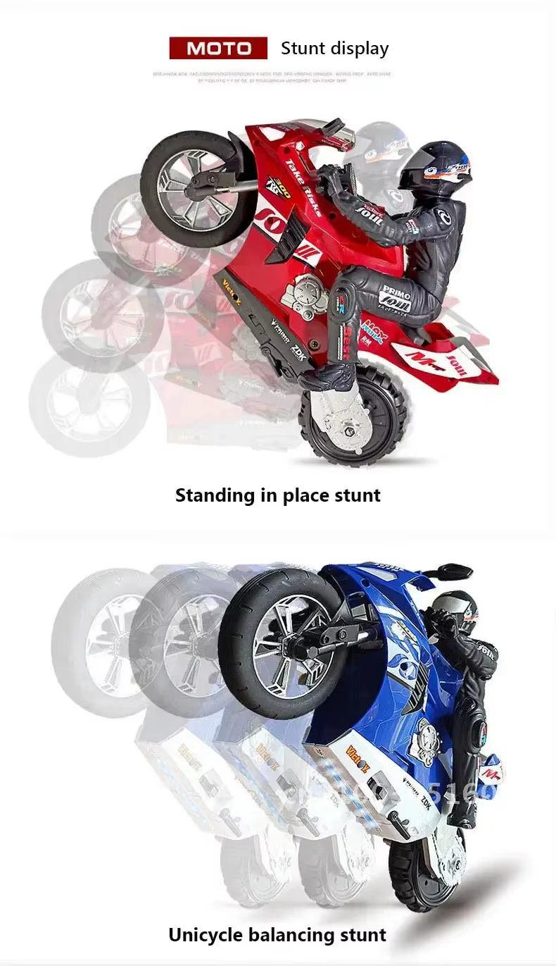 New 1:6 2.4G High Speed RC Motorcycles Independent Toys Luxury Motorcycle Drift Racing
