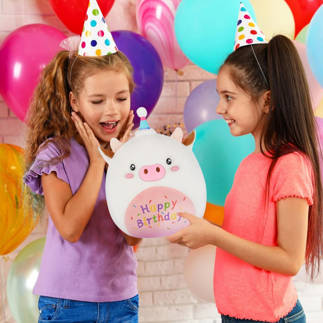Happy Birthday Pig Plush