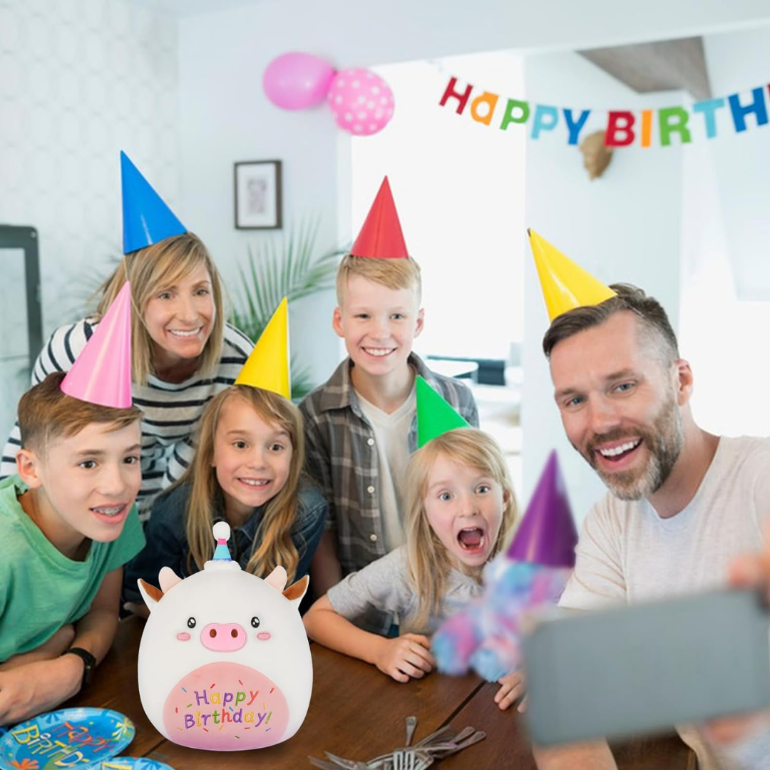 Happy Birthday Pig Plush