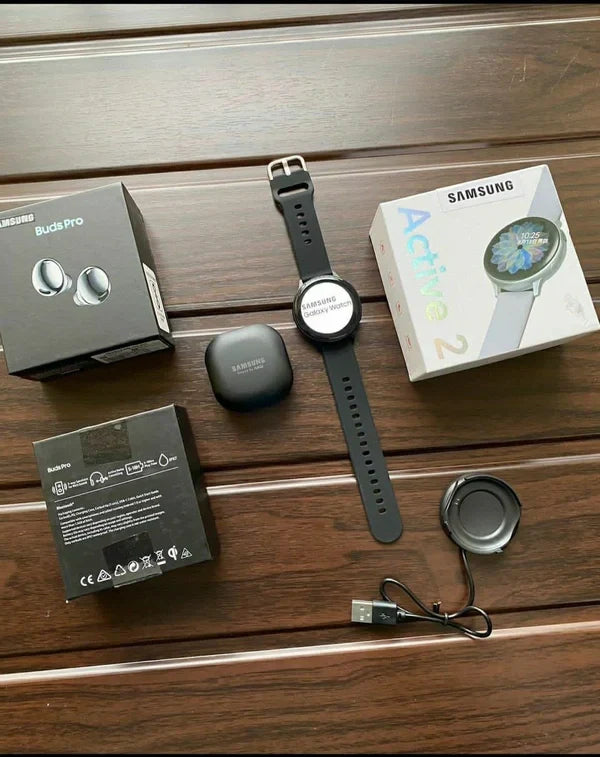 Combo Samsung Active 2 Smart Watch & Earbuds Pro