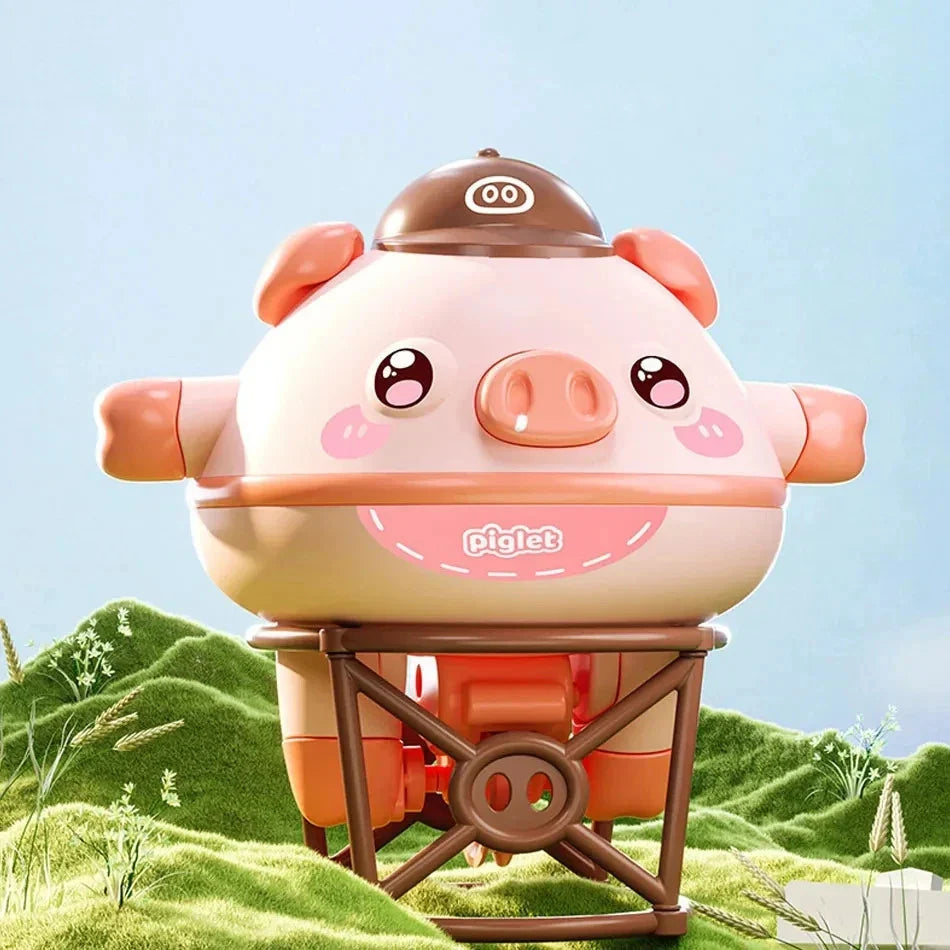 Cute Balanced Piglet