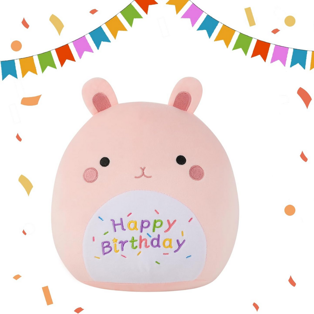 Happy Birthday Rabbit Plush