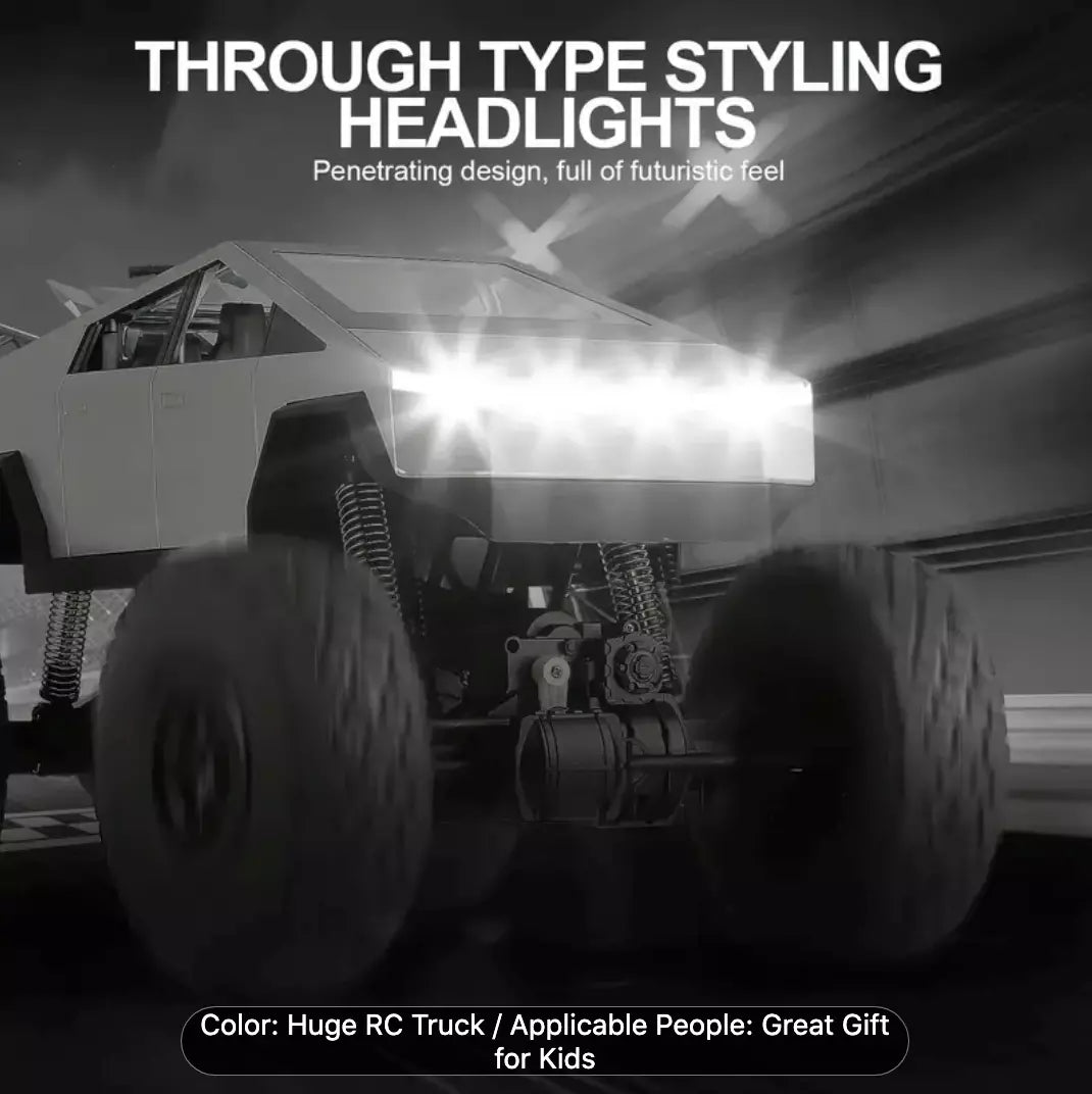 1:8 RC Tesla Off-Road Climbing Truck With Quad Bike