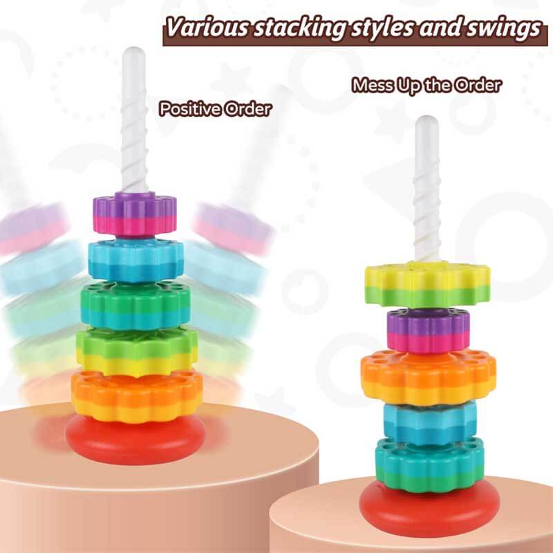 Rainbow Stacking Toys (6 PCS)