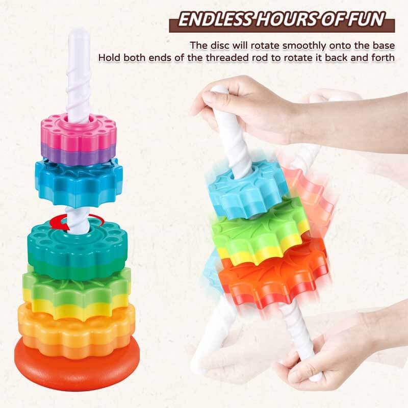 Rainbow Stacking Toys (6 PCS)