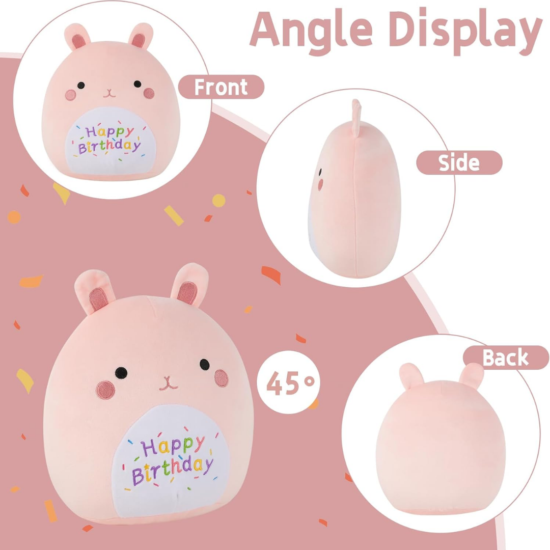 Happy Birthday Rabbit Plush
