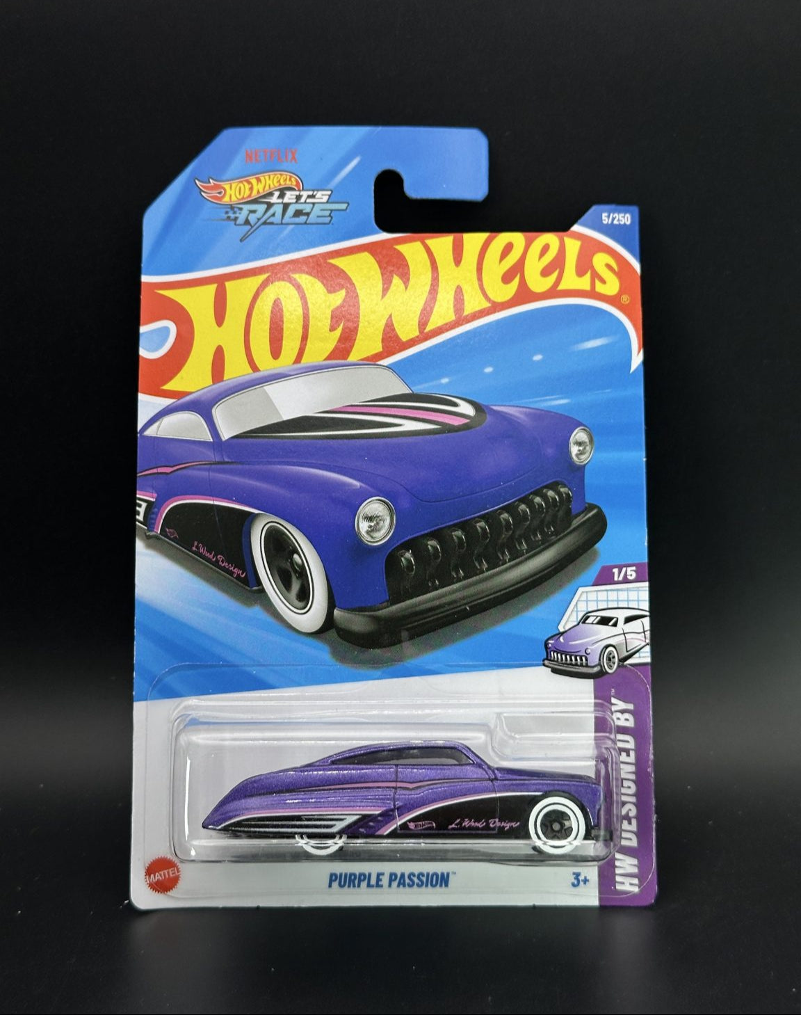 HOT WHEELS - PURPLE PASSION (2025) - HW DESIGNED BY 1/5