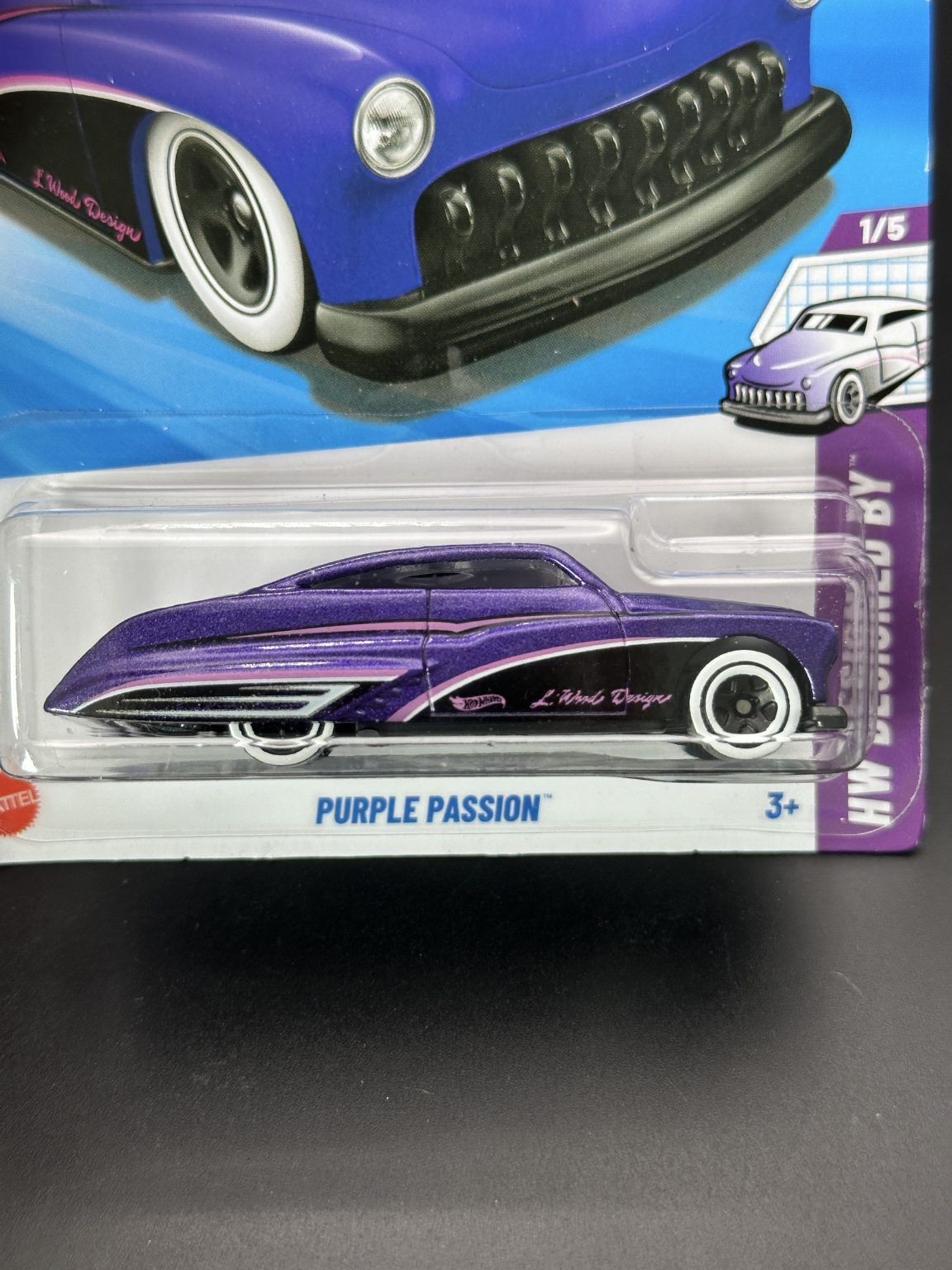HOT WHEELS - PURPLE PASSION (2025) - HW DESIGNED BY 1/5
