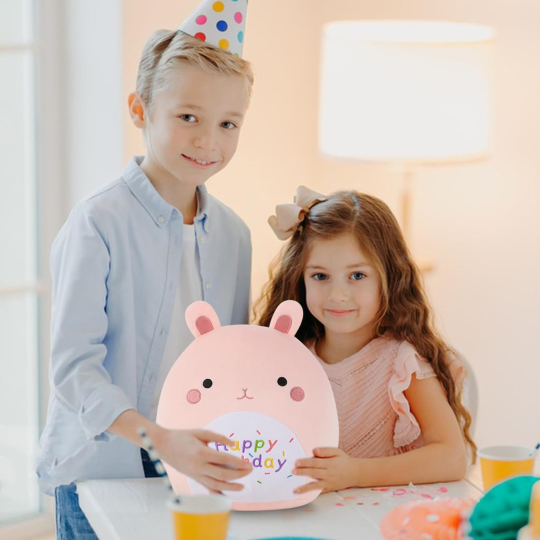 Happy Birthday Rabbit Plush