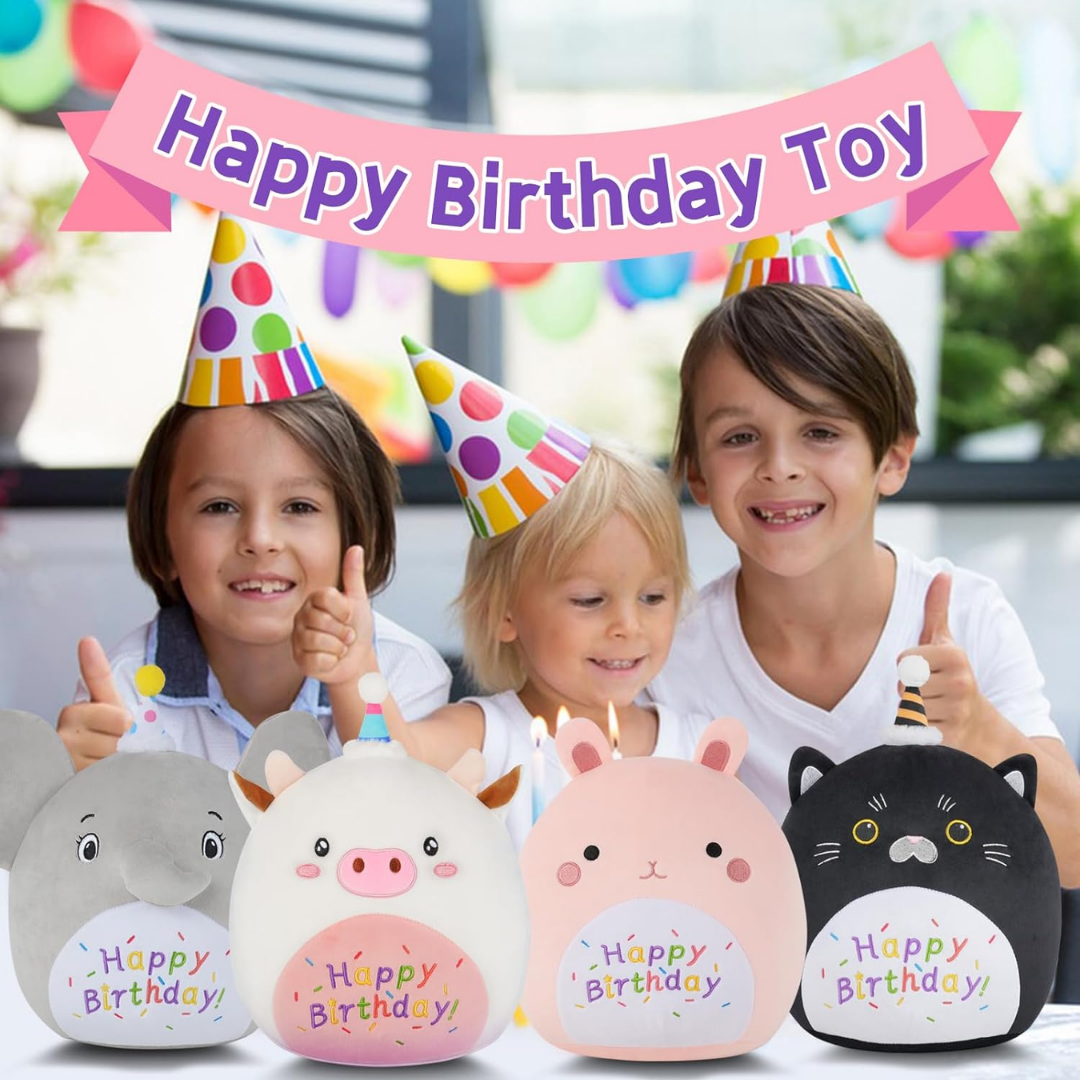 Happy Birthday Rabbit Plush