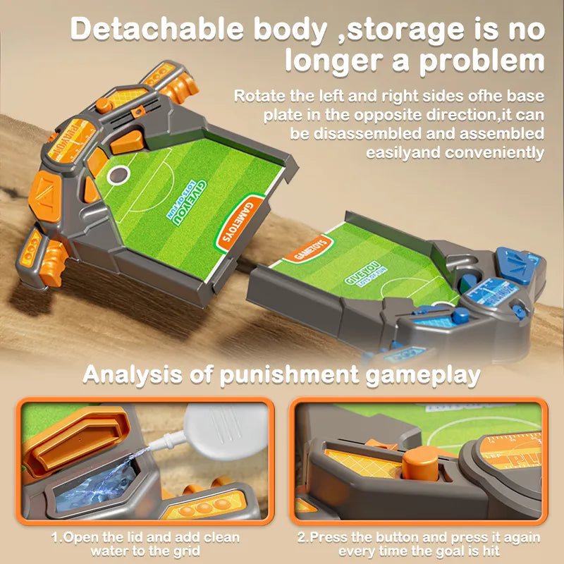 Interactive Spray Water Pinball Soccer Game