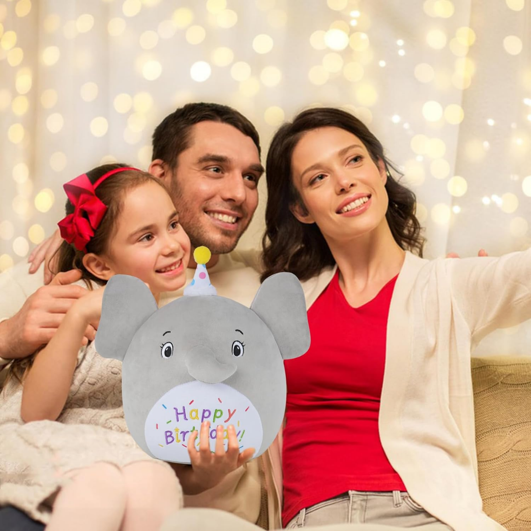 Happy Birthday Elephant Plush