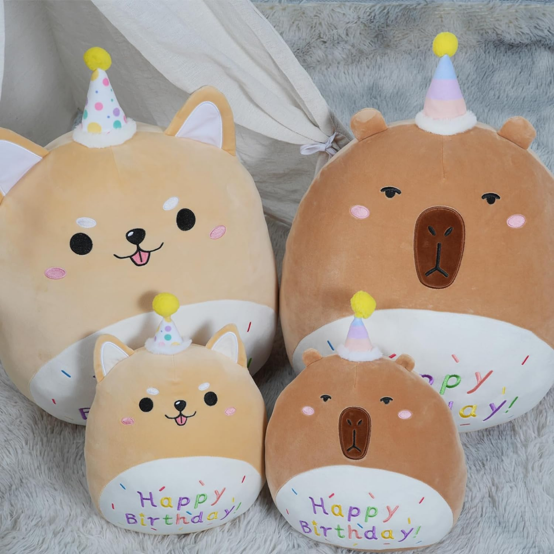 Happy Birthday Capybara Plush