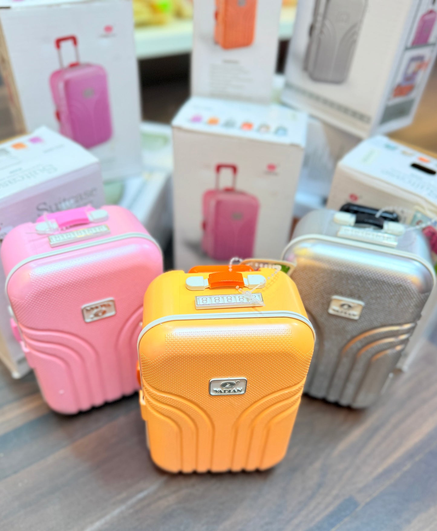 Mini Luggage Jewelry Organiser