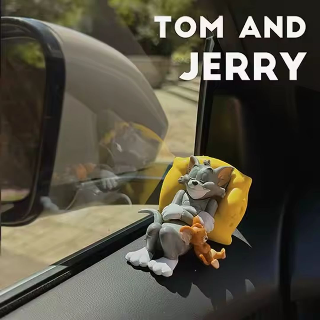 Tom & Jerry Cute Car Interior Accessory-Cute Toy for car Dashboard and Table top