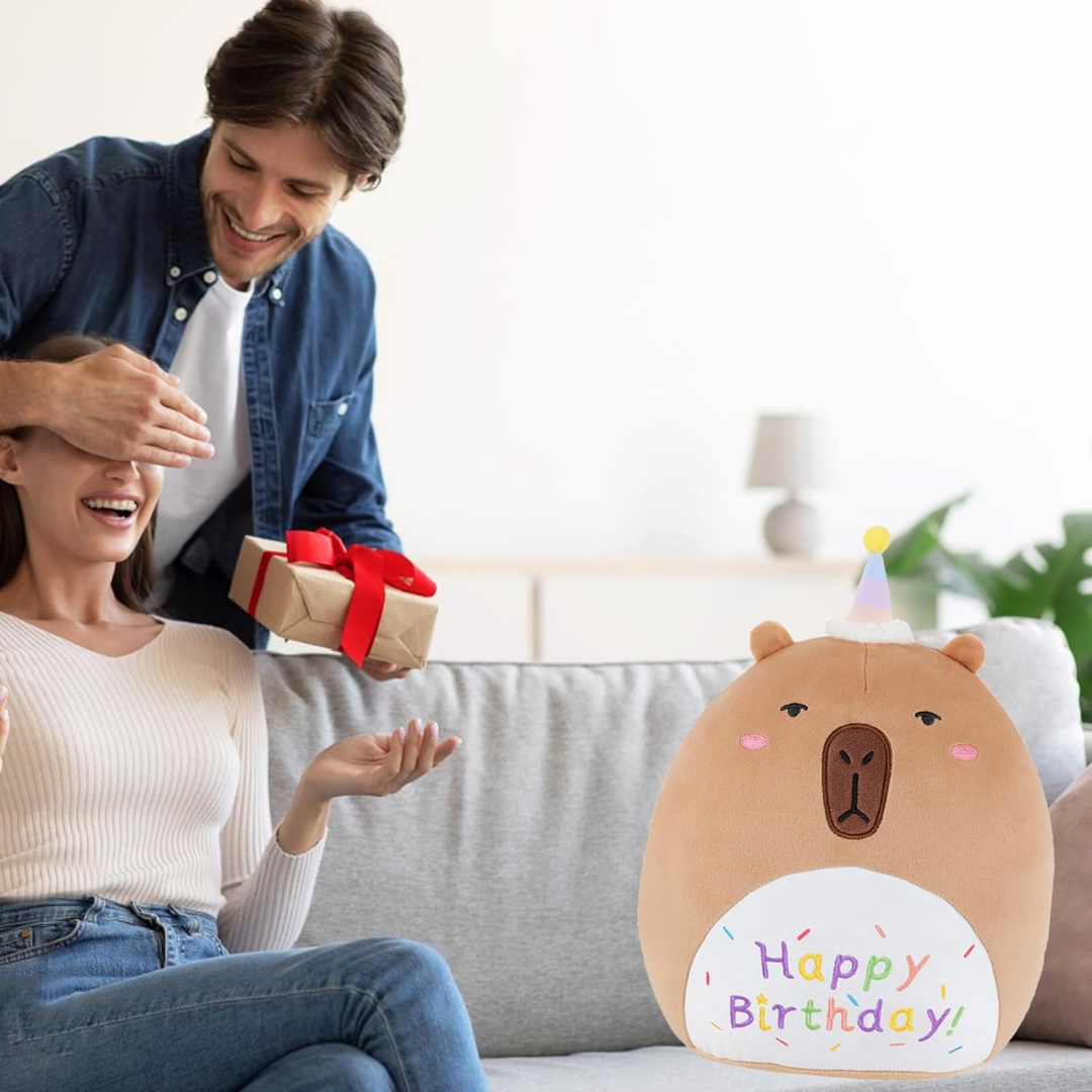 Happy Birthday Capybara Plush