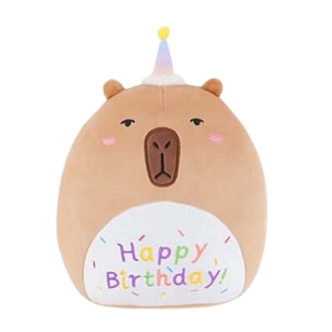 Happy Birthday Capybara Plush