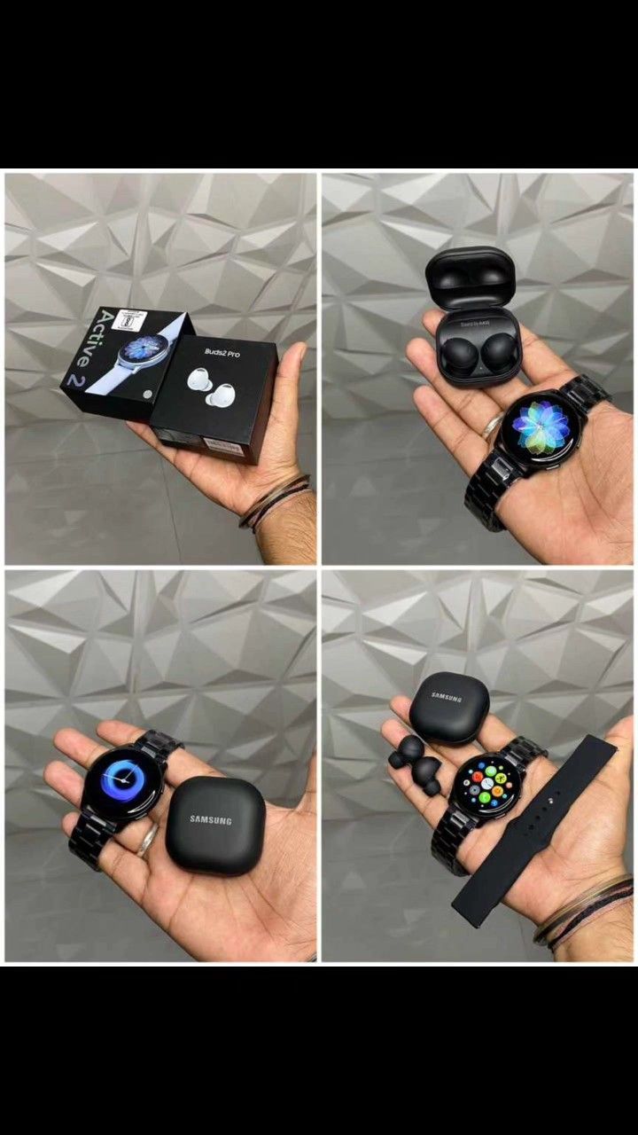 Combo Samsung Active 2 Smart Watch & Earbuds Pro