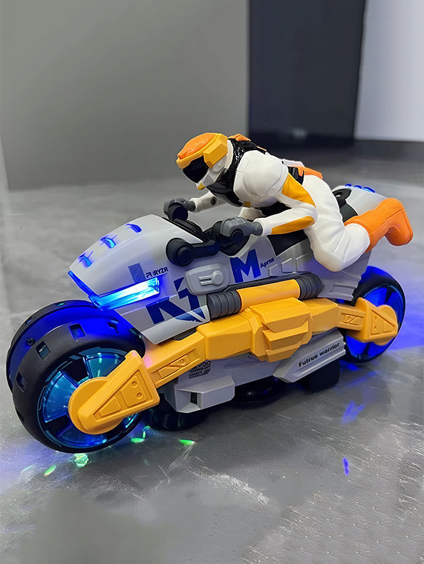360° Futuristic Stunt Bike Toy