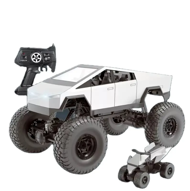 1:8 RC Tesla Off-Road Climbing Truck With Quad Bike