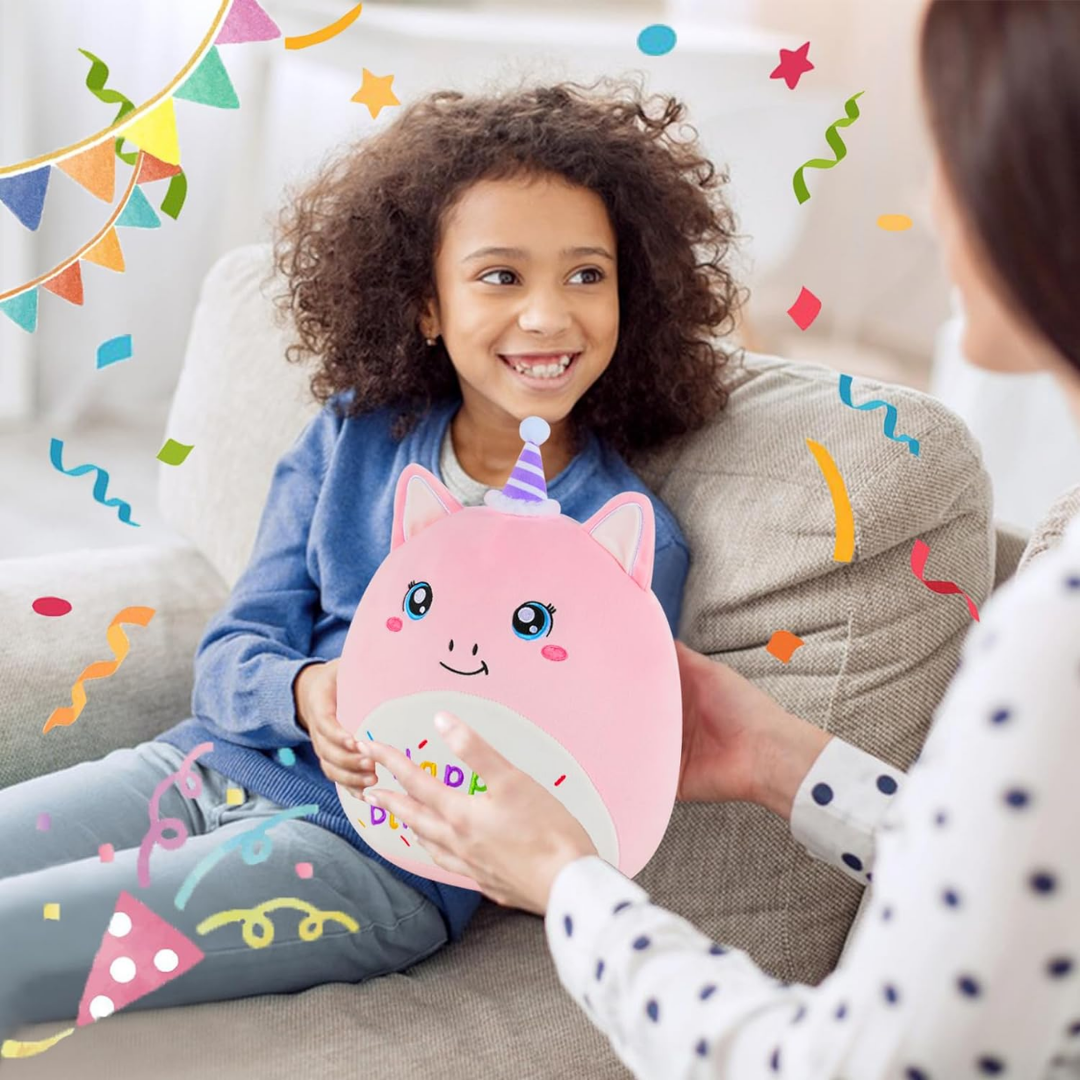 Happy Birthday Unicorn Plush