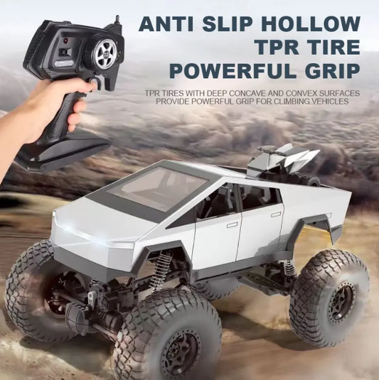 1:8 RC Tesla Off-Road Climbing Truck With Quad Bike