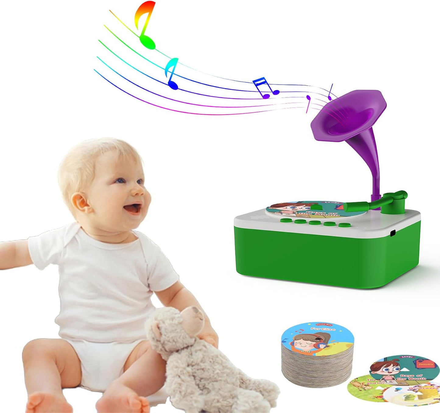 Kids' Story & Music Phonograph Player