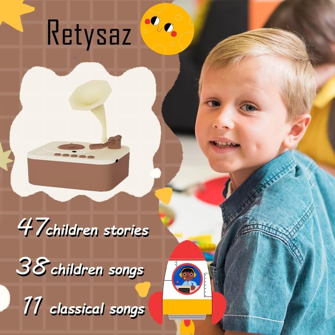 Kids' Story & Music Phonograph Player