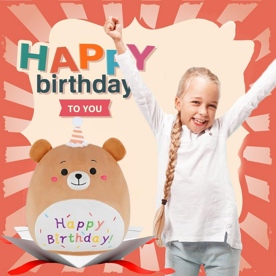 Happy Birthday Teddy Plush