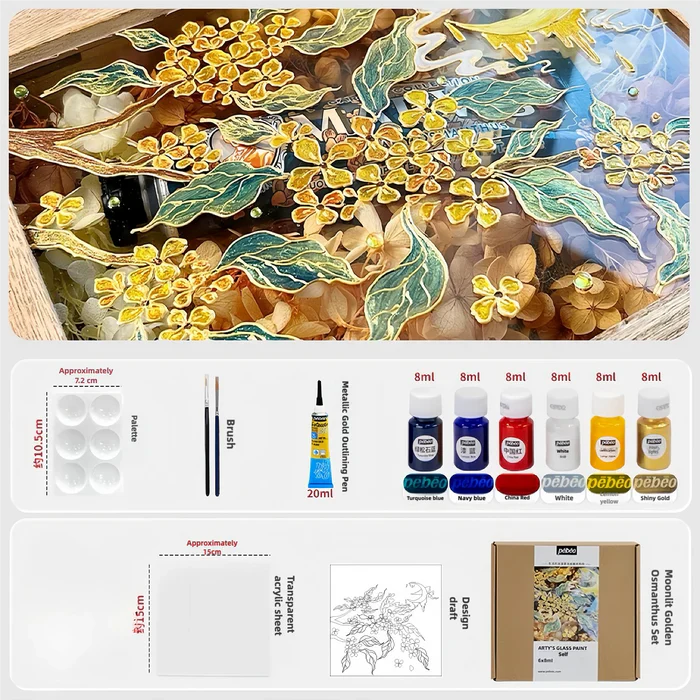 Glass Painting Set