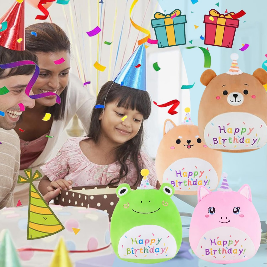 Happy Birthday Teddy Plush