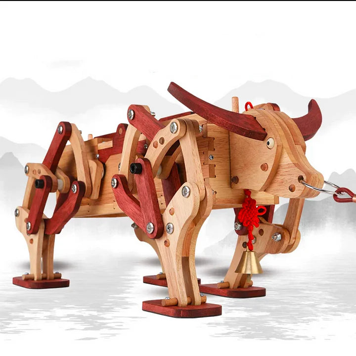 🐄 DIY Movable 3D Wooden Cow Puzzle