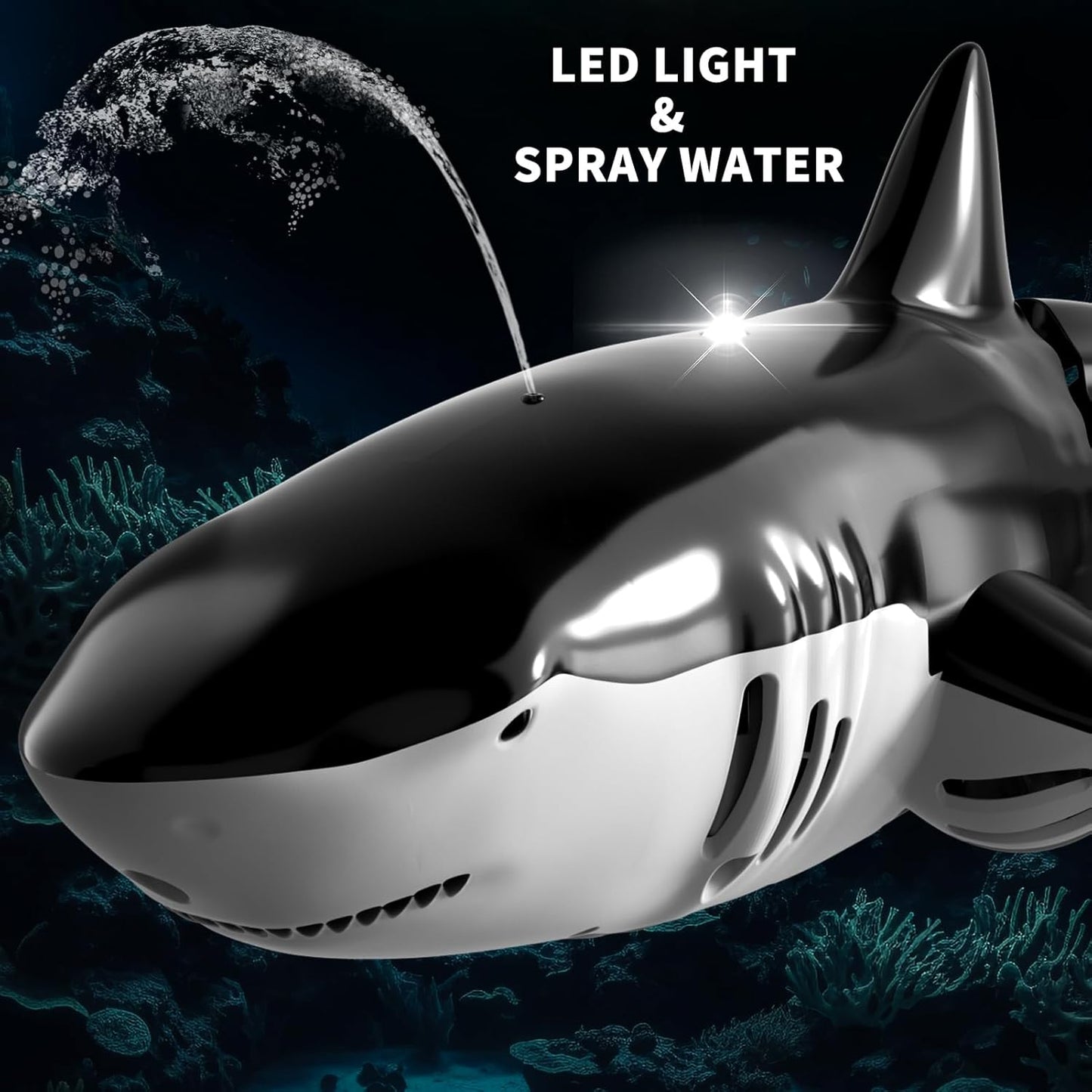 1:18 Scale High Simulation Shark Toy RC 2.4 Ghz
