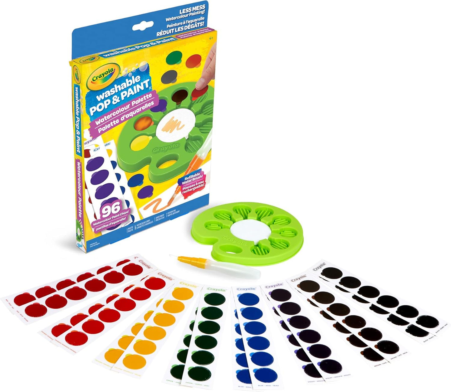 PopPaint Washable Watercolour Palette