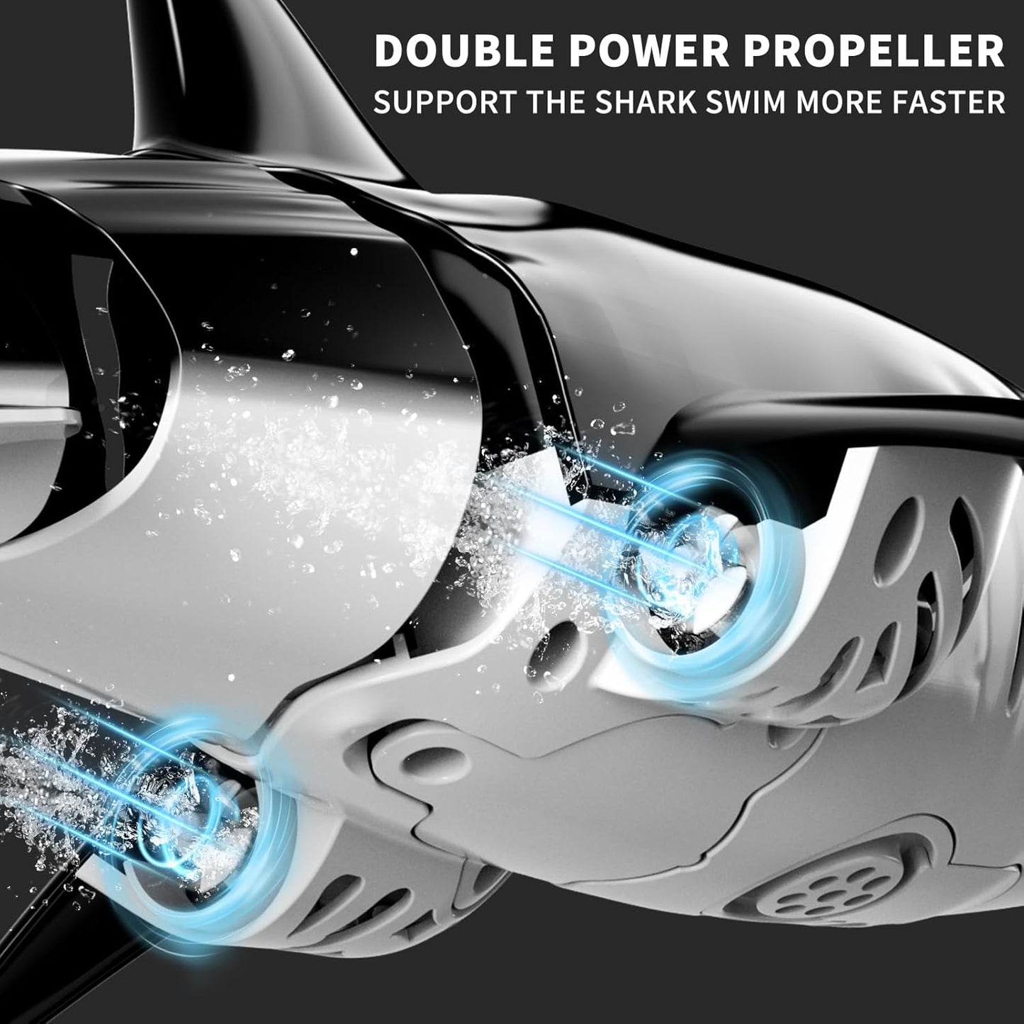 1:18 Scale High Simulation Shark Toy RC 2.4 Ghz