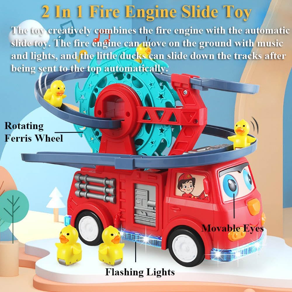 2 in 1 Fire Engine Set