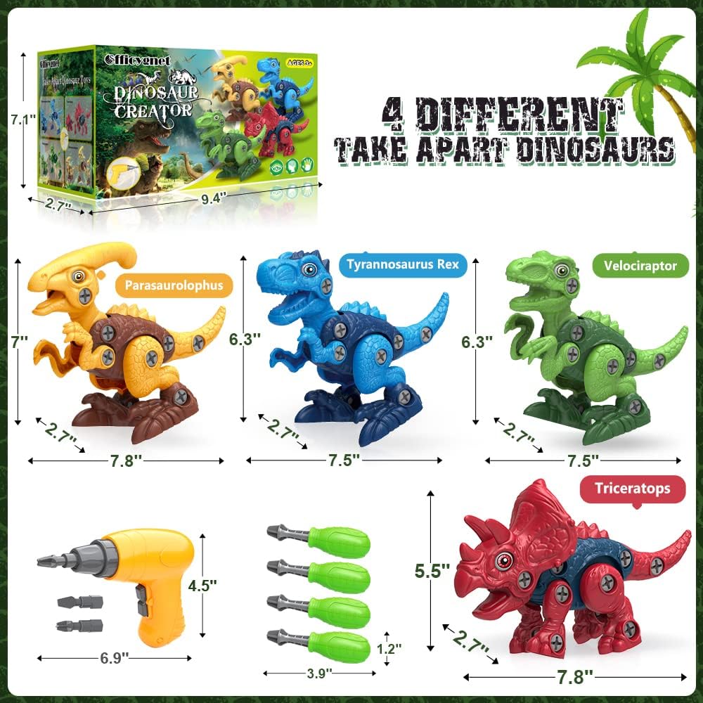 Drill Dinosaurs Set